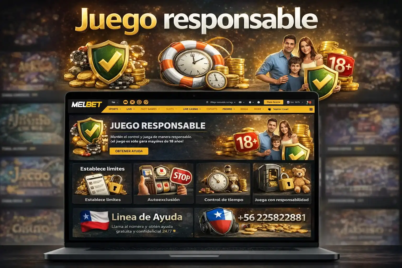 Juego responsable casino melbet