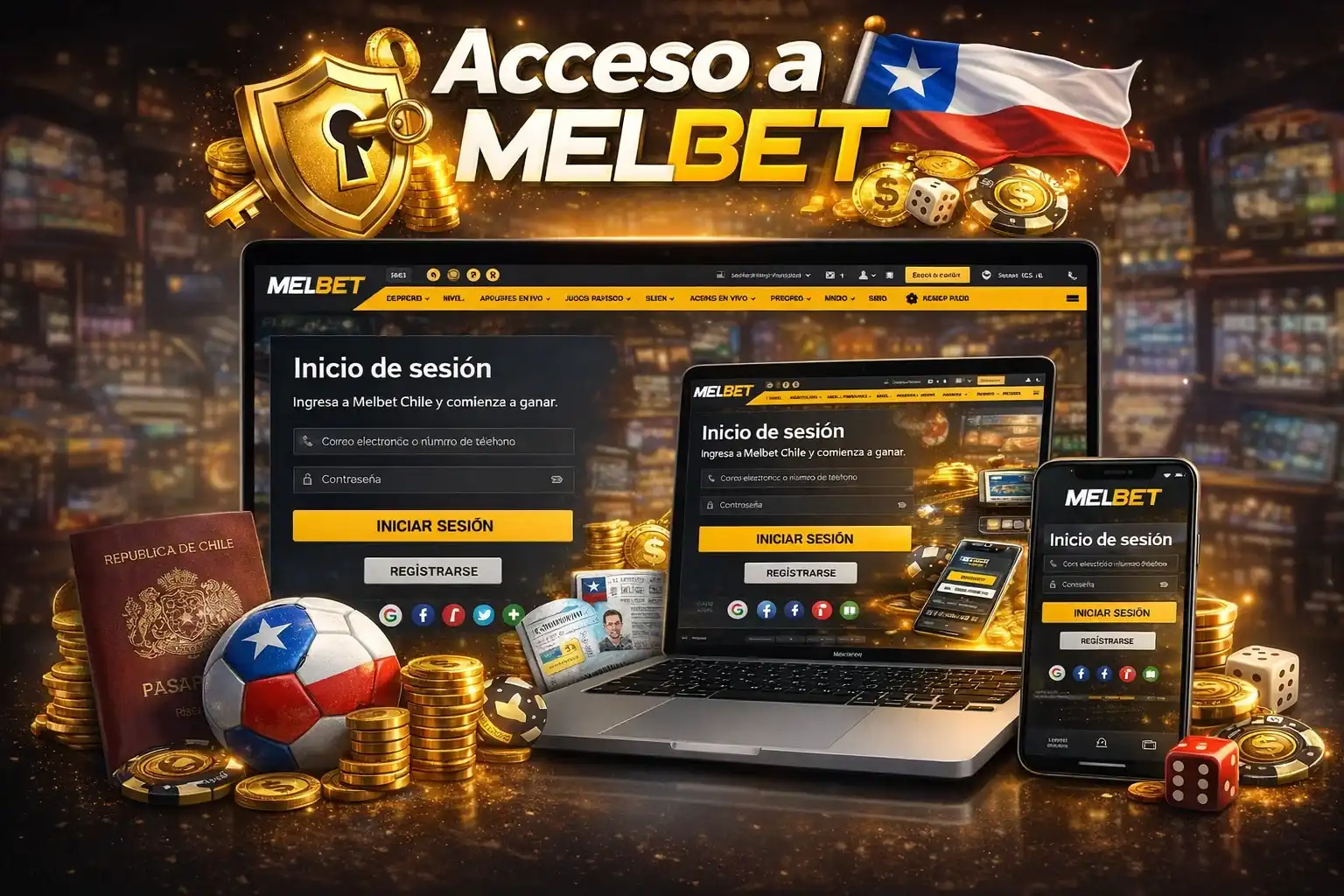 Acceso a Melbet y seguridad de la cuenta