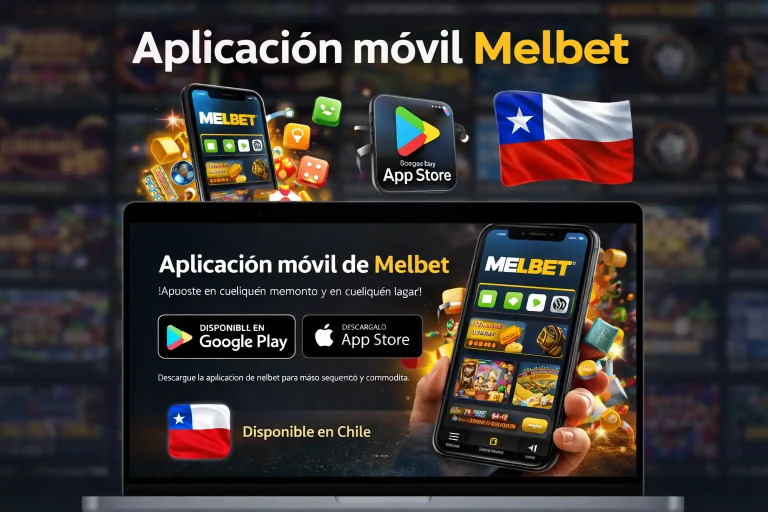 Aplicación móvil Melbet chile