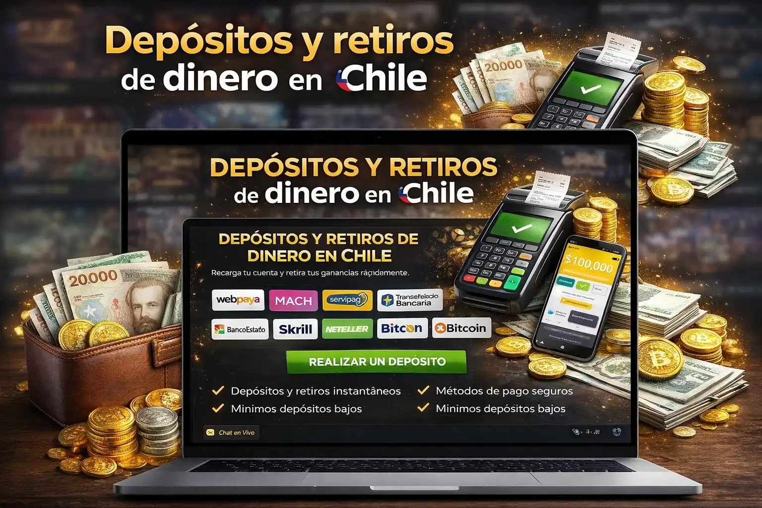 Depósitos y retiros de dinero en Chile Melbet